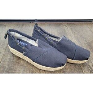 BOBS from Sketchers Womens Espadrille Wedge Slip-on Shoes Size 6 W